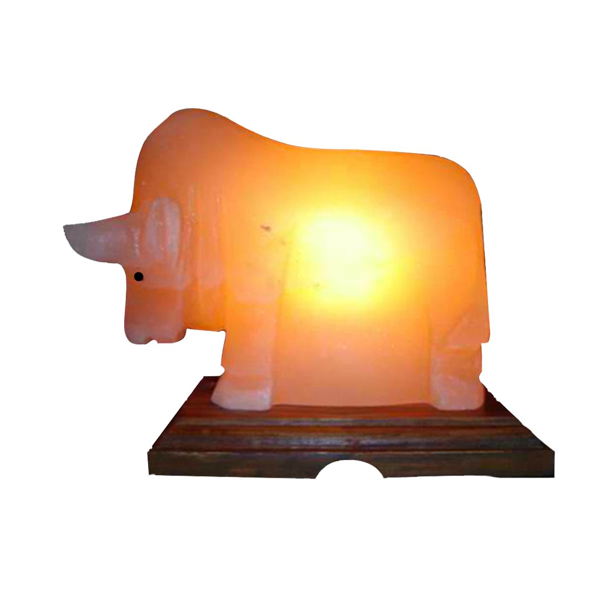 Bull Shape Salt Lamp