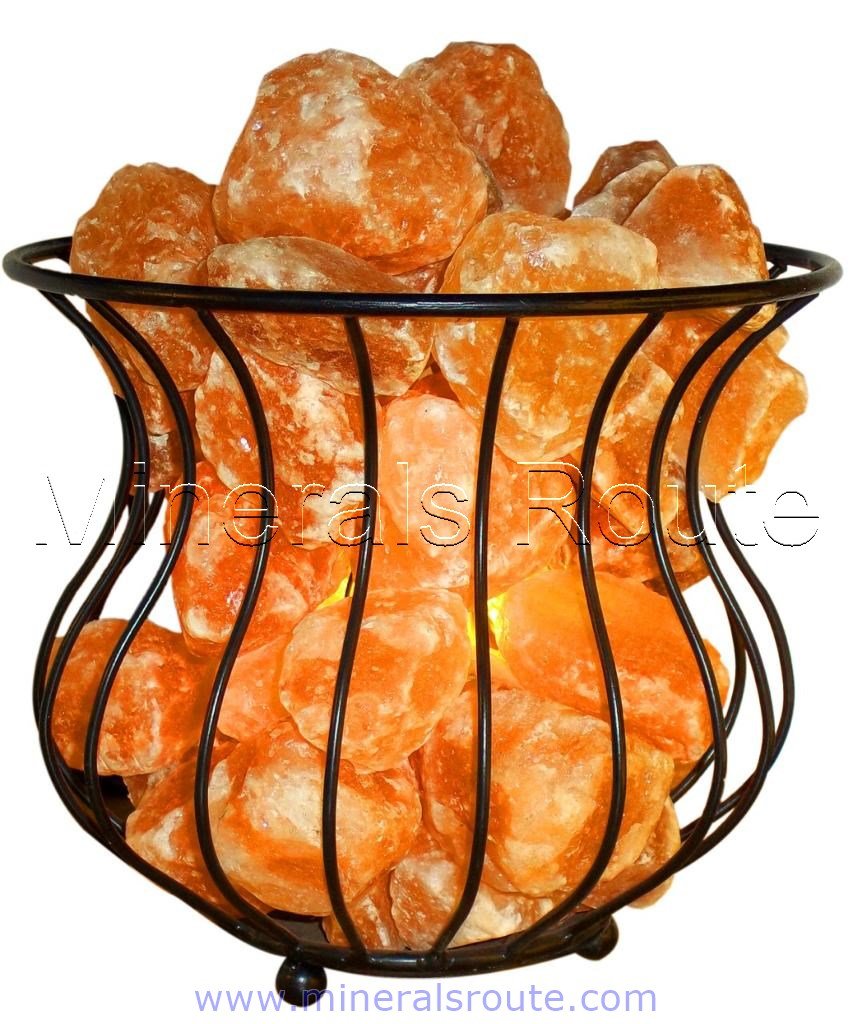 Iron Basket Salt Lamp (133)