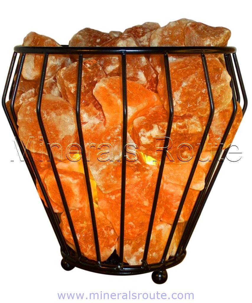 Iron Basket Salt Lamp (135)